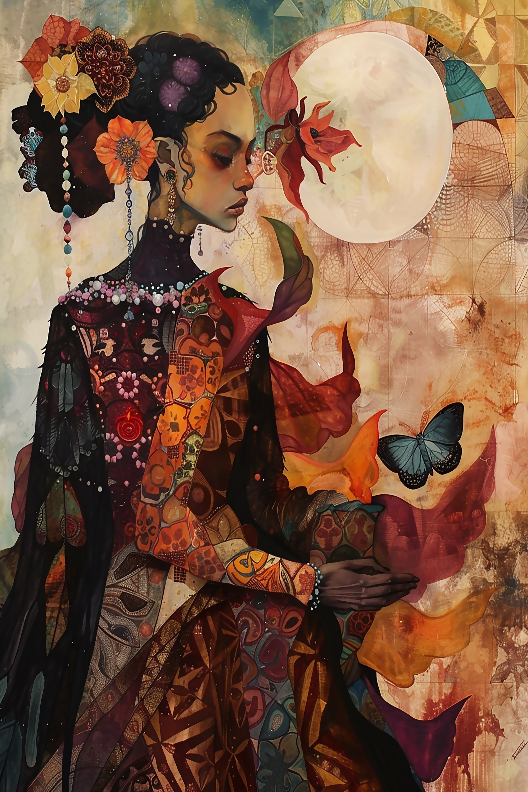 Dreamer's Floral Radiance