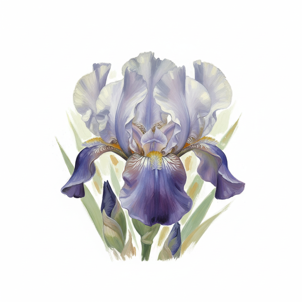 Dreamy Iris Bloom