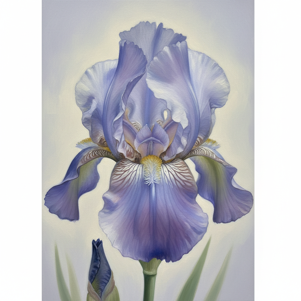 Dreamy Iris Bloom