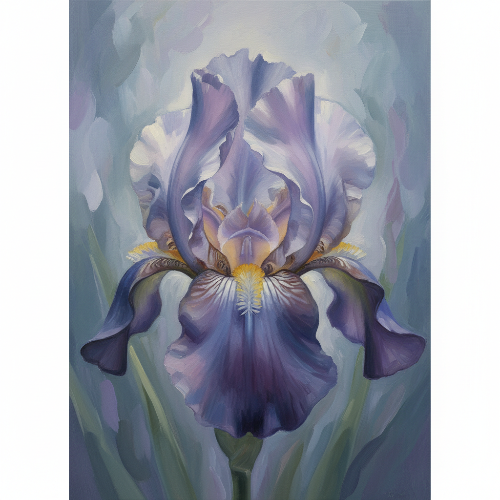 Dreamy Iris Bloom