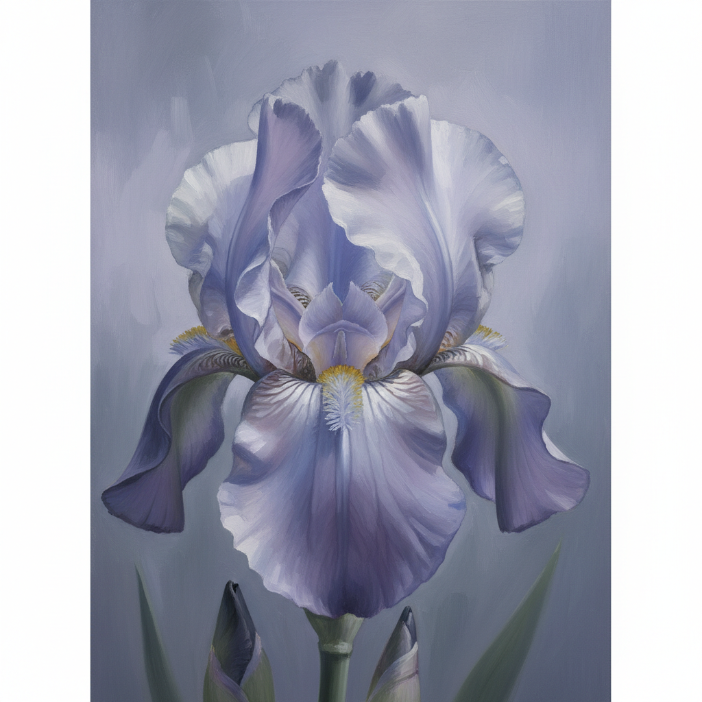 Dreamy Iris Bloom