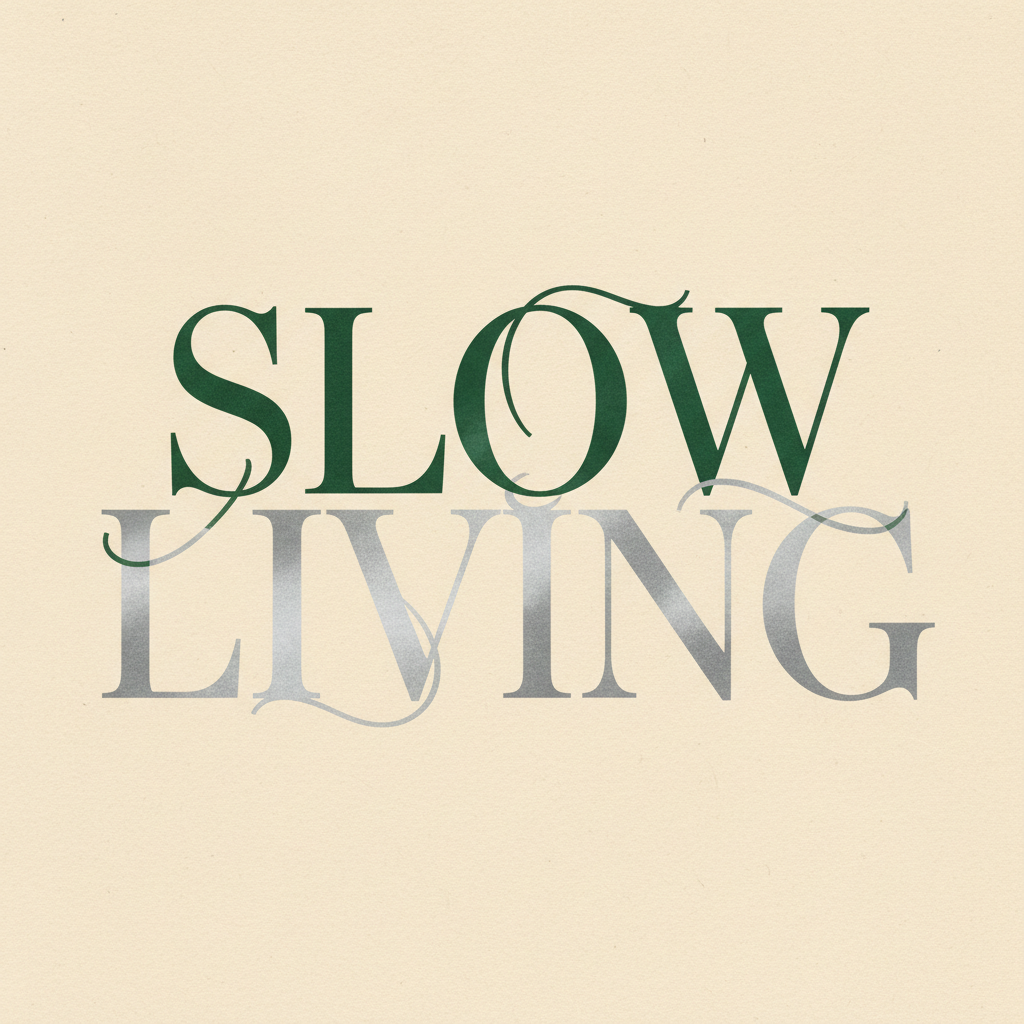 Editorial "Slow Living"