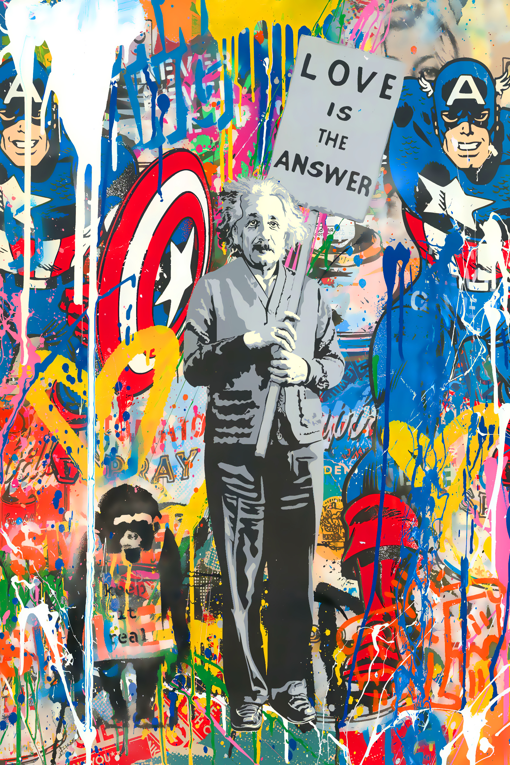 Einstein's Colorful Message