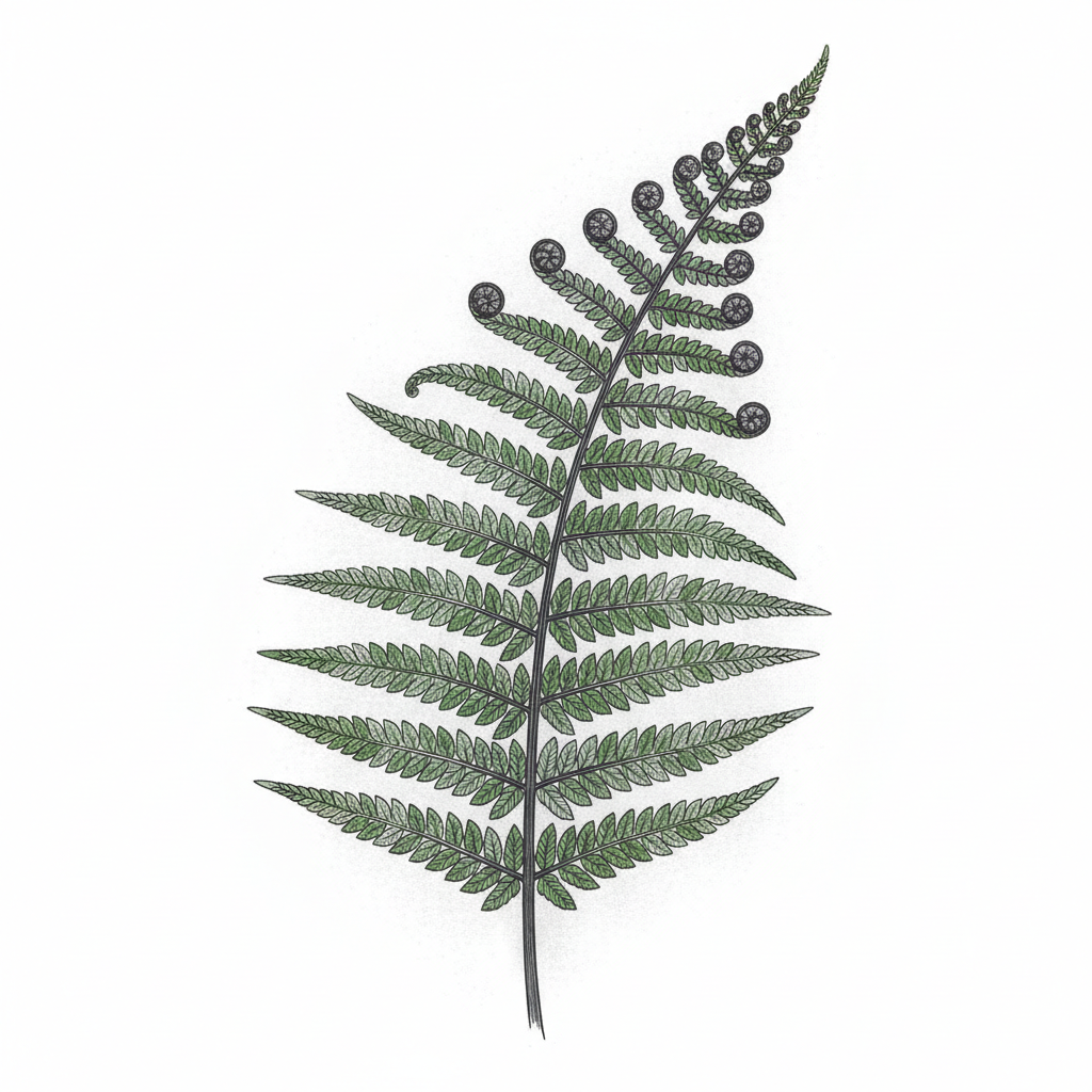 Emerald Frond Study