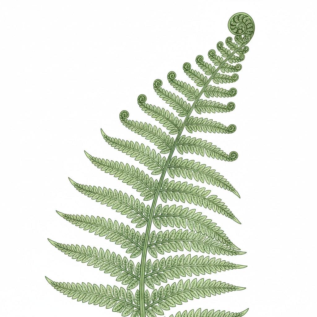 Emerald Frond Study