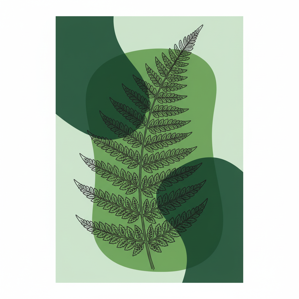 Emerald Frond Study