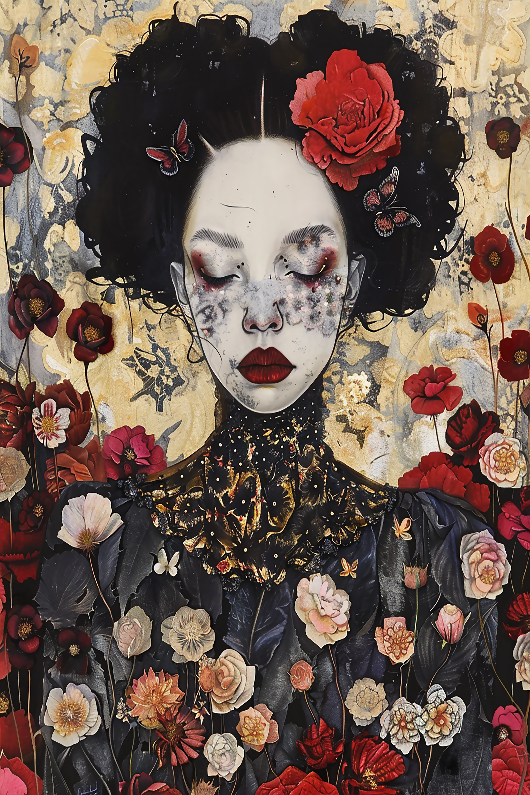 Ephemeral Bloom Portrait