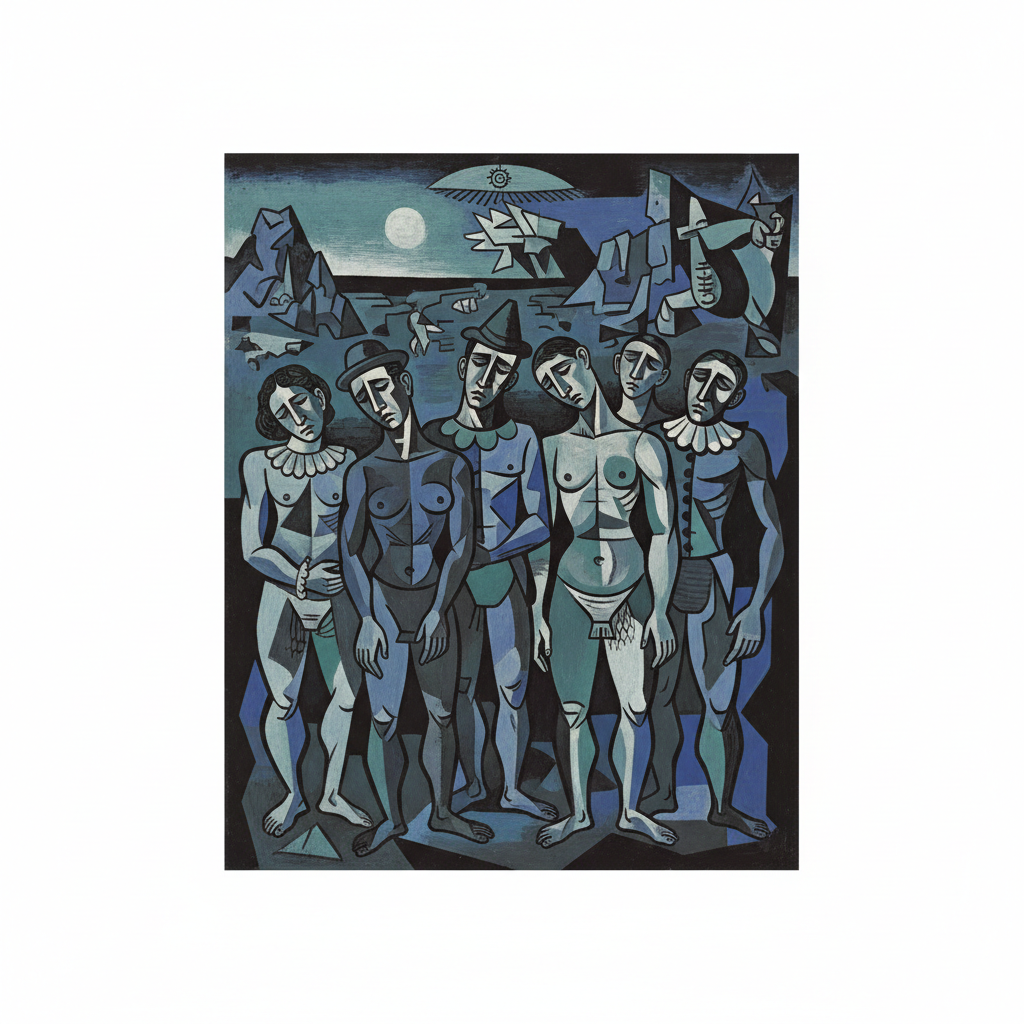 Family of Saltimbanques — Pablo Picasso