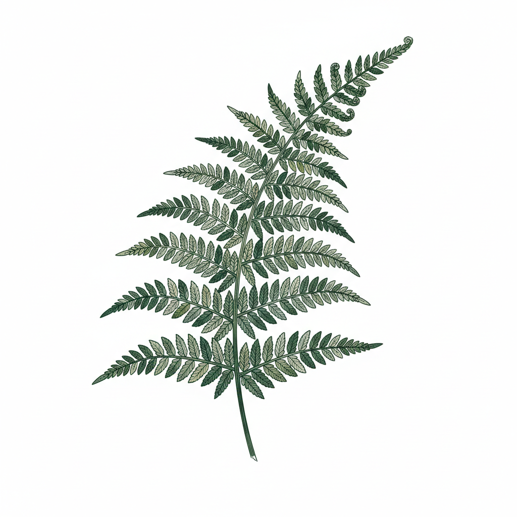 Fern Frond Study