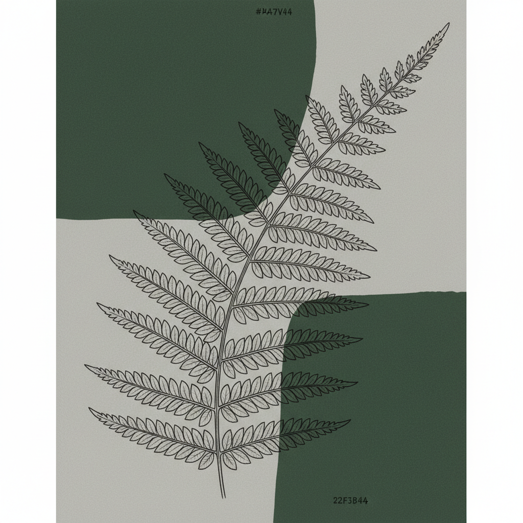 Fern Frond Study