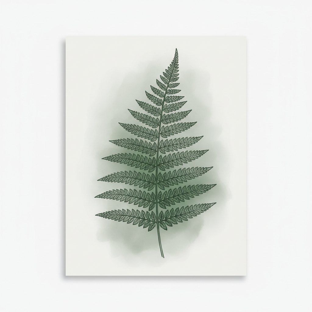 Fern Frond Study