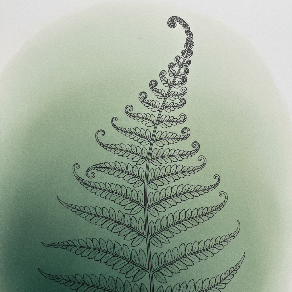 Fern Frond Study