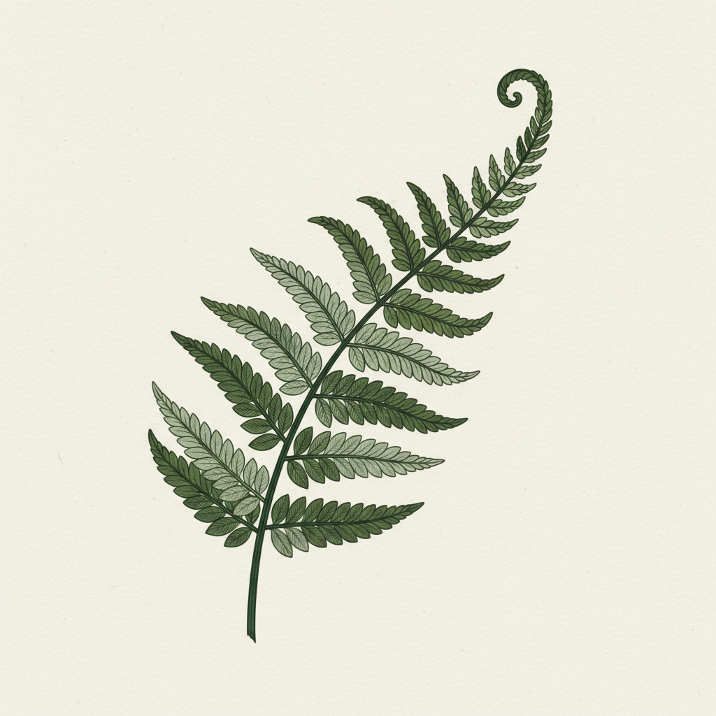 Fern Frond Study