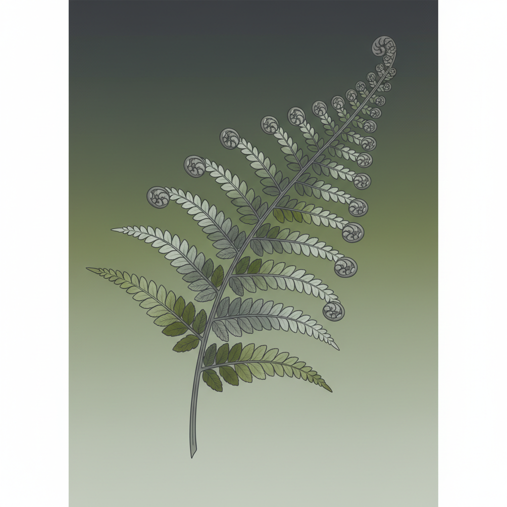 Fern Frond Study