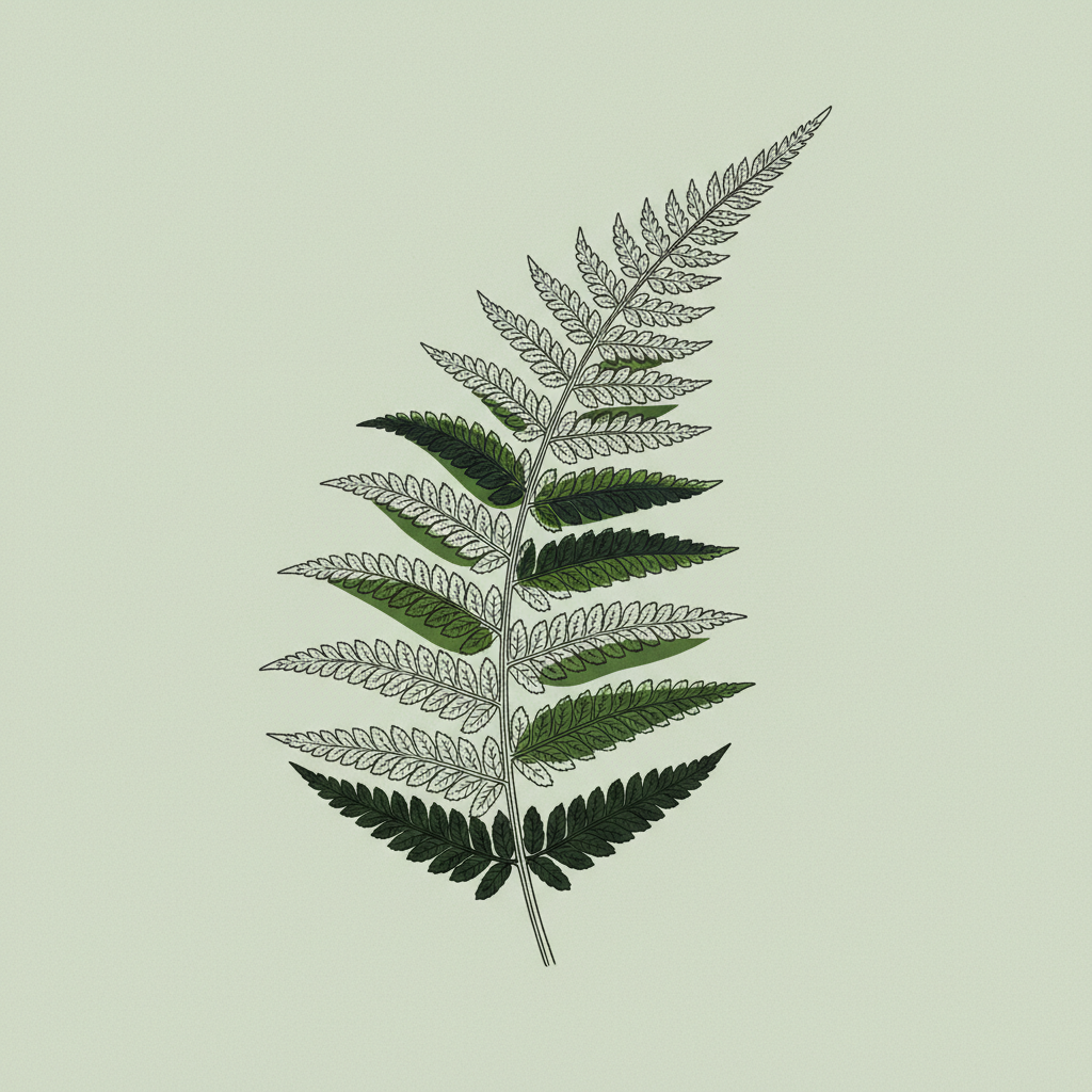 Fern Frond Study