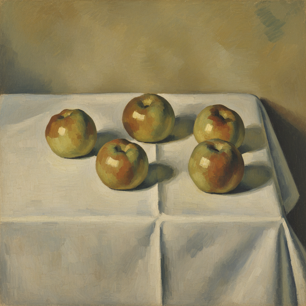 Five Apples — Paul Cézanne