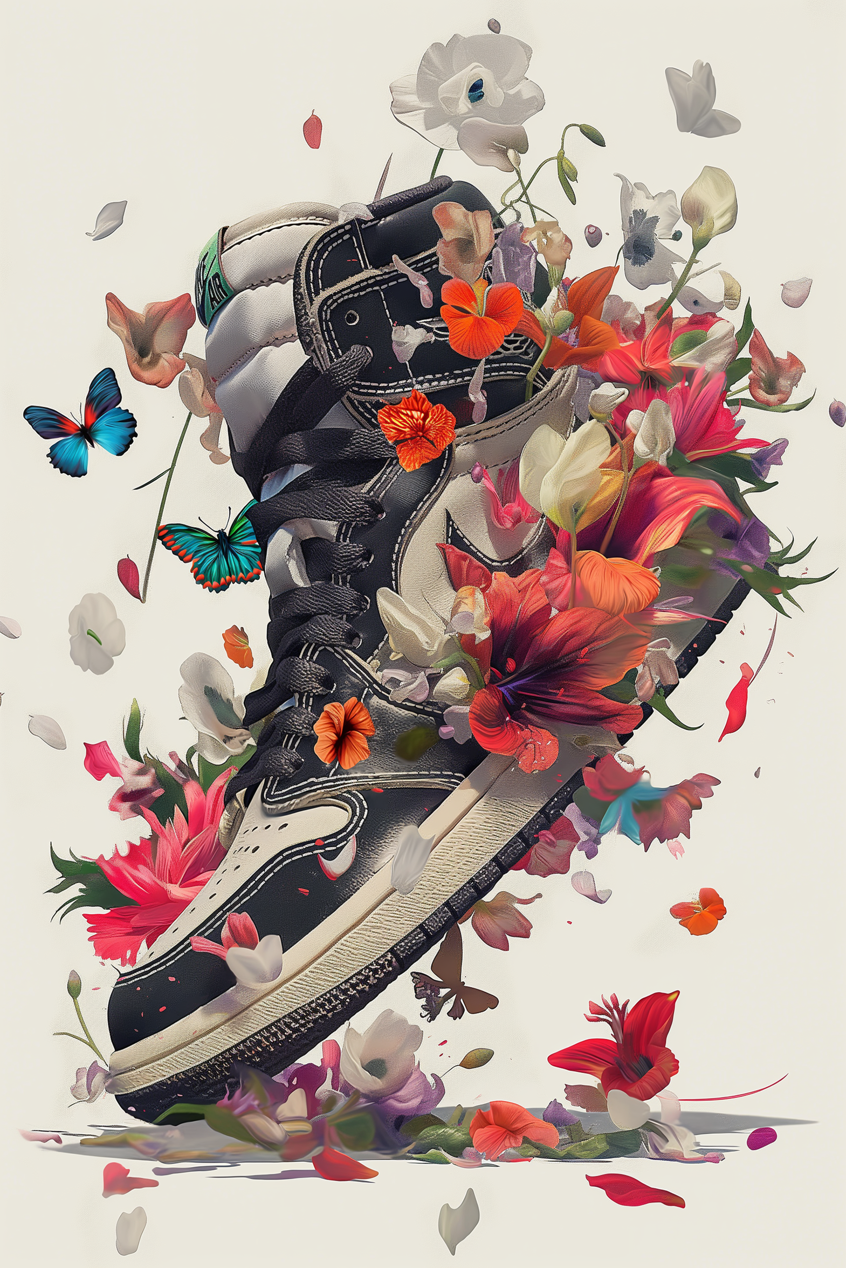Floral Sneaker Burst