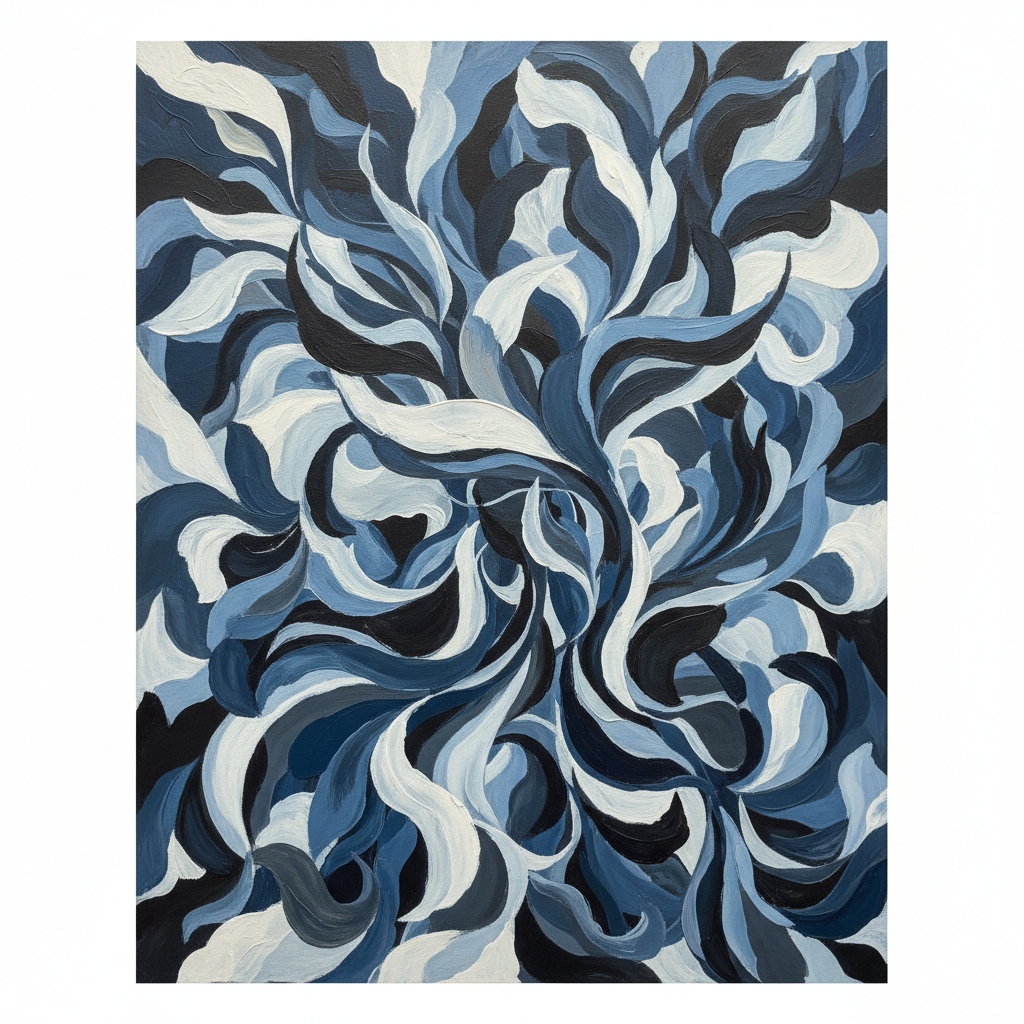 Flowing Forms Abstract
