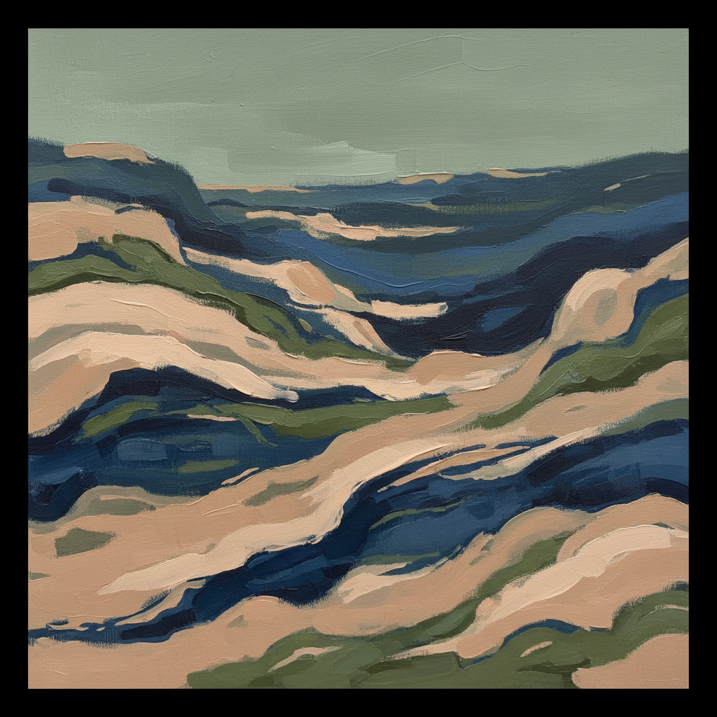 Flowing Forms Abstract