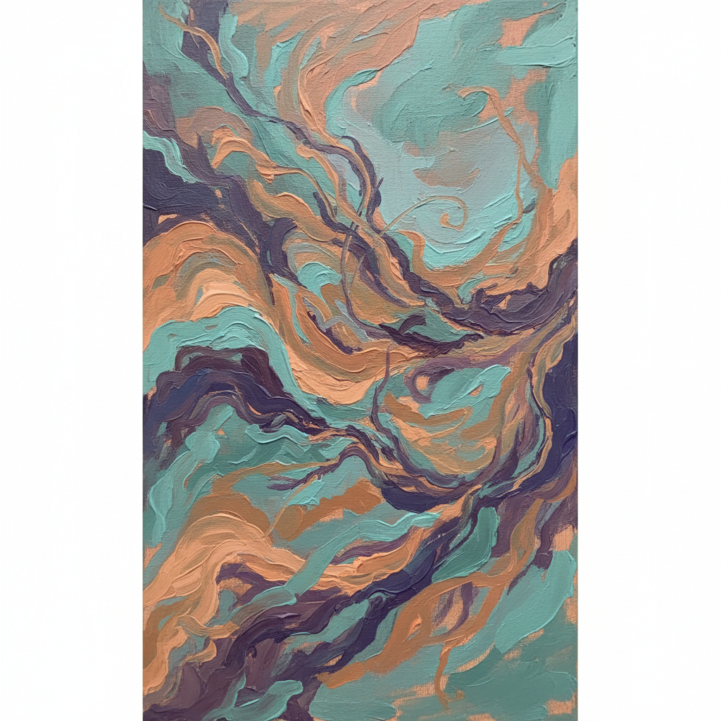 Flowing Forms Abstract
