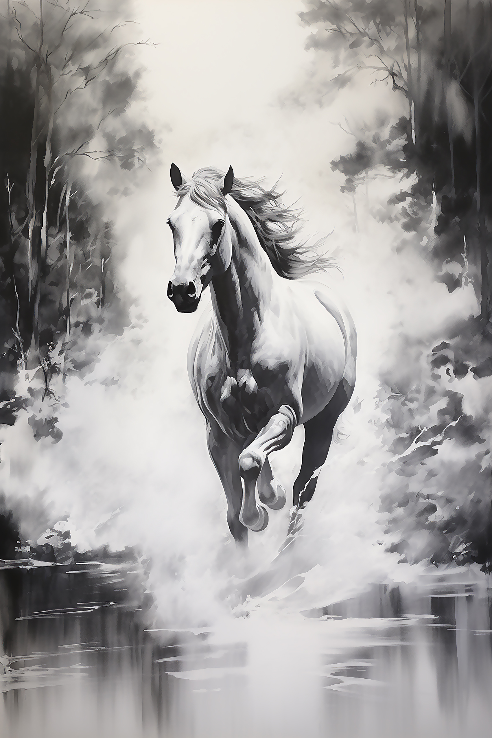 Galloping Ghost Horse