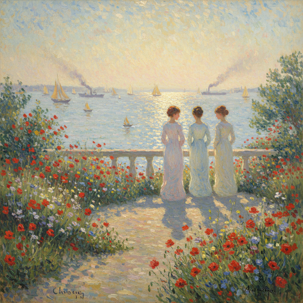 Garden at Sainte-Adresse — Claude Monet