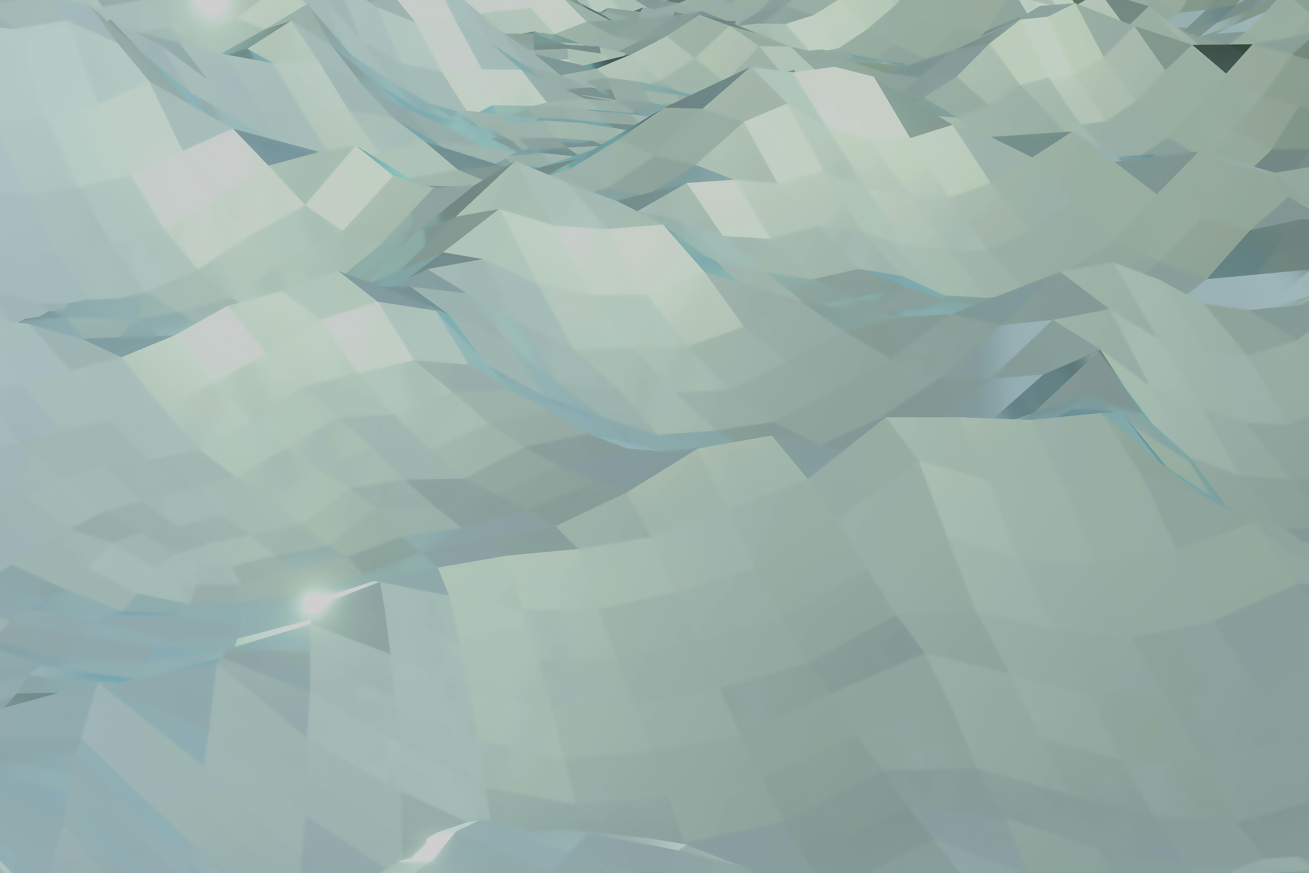 Geometric Ice Peaks