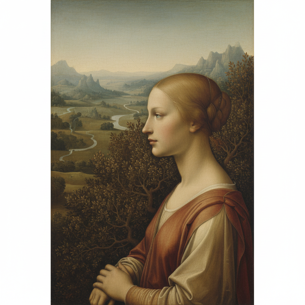 Ginevra de' Benci — Leonardo da Vinci
