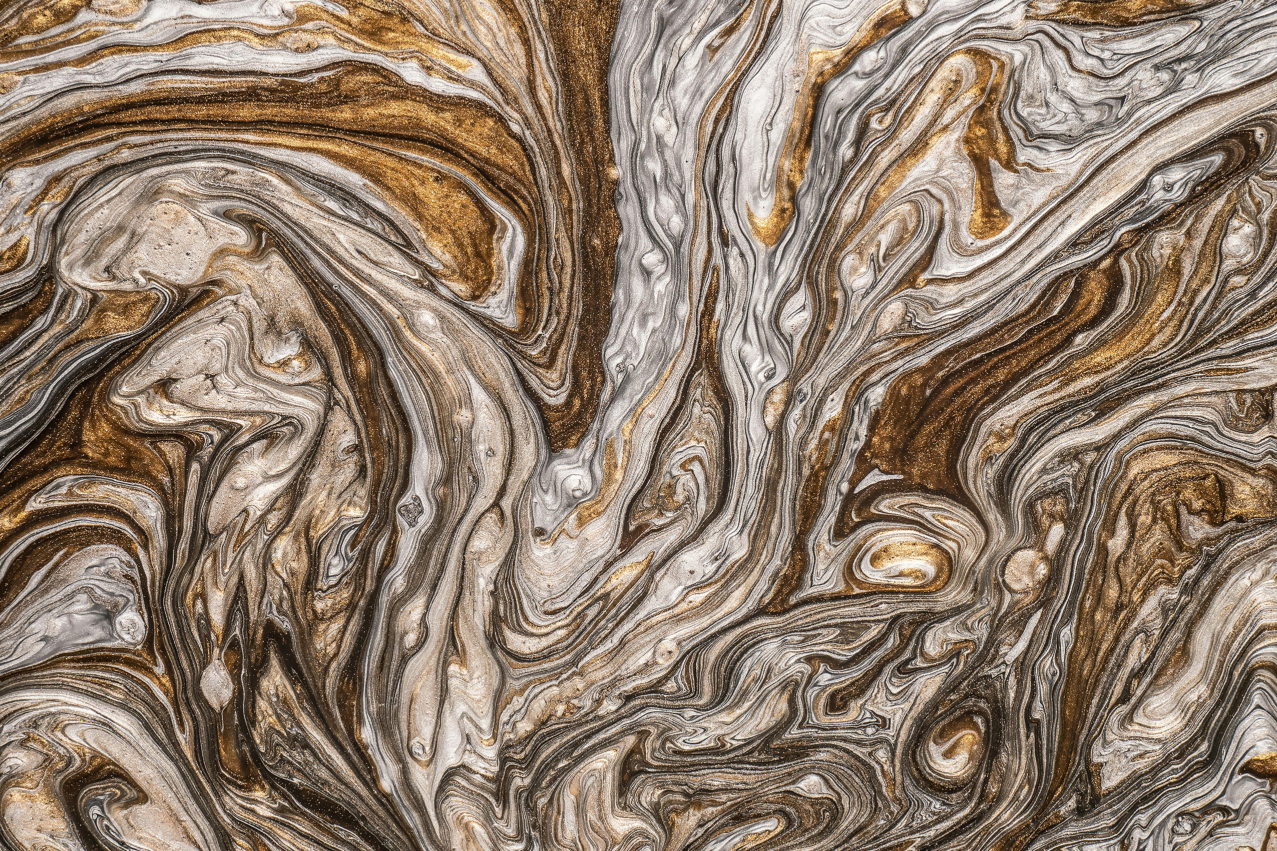 Glimmering Earth Swirls