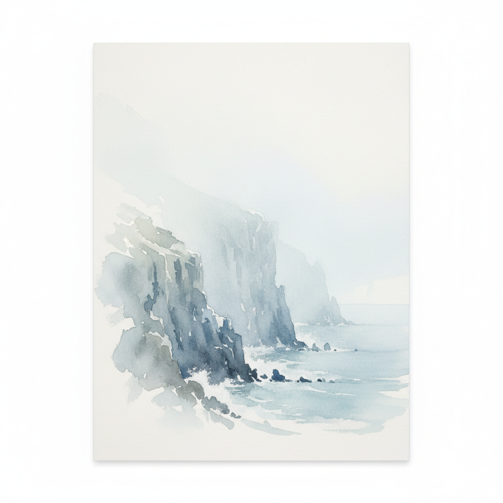 Hazy Coastal Bluff