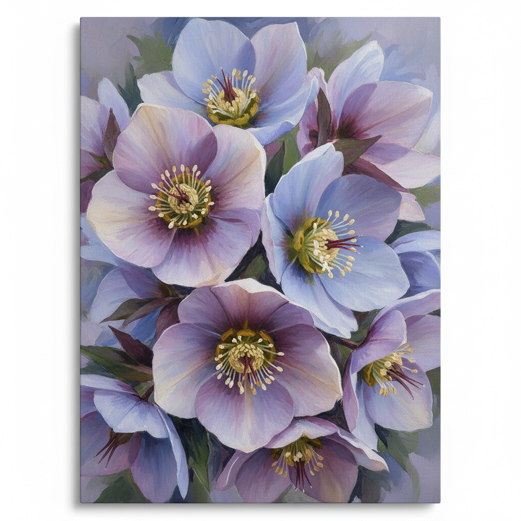Hellebore's Gentle Embrace