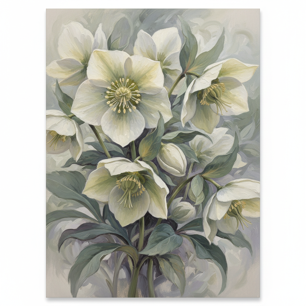 Hellebore's Gentle Embrace