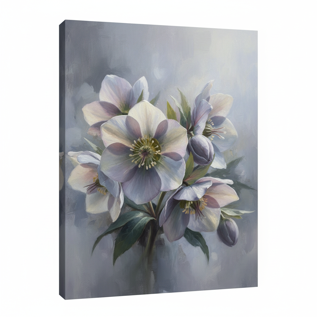 Hellebore's Gentle Embrace