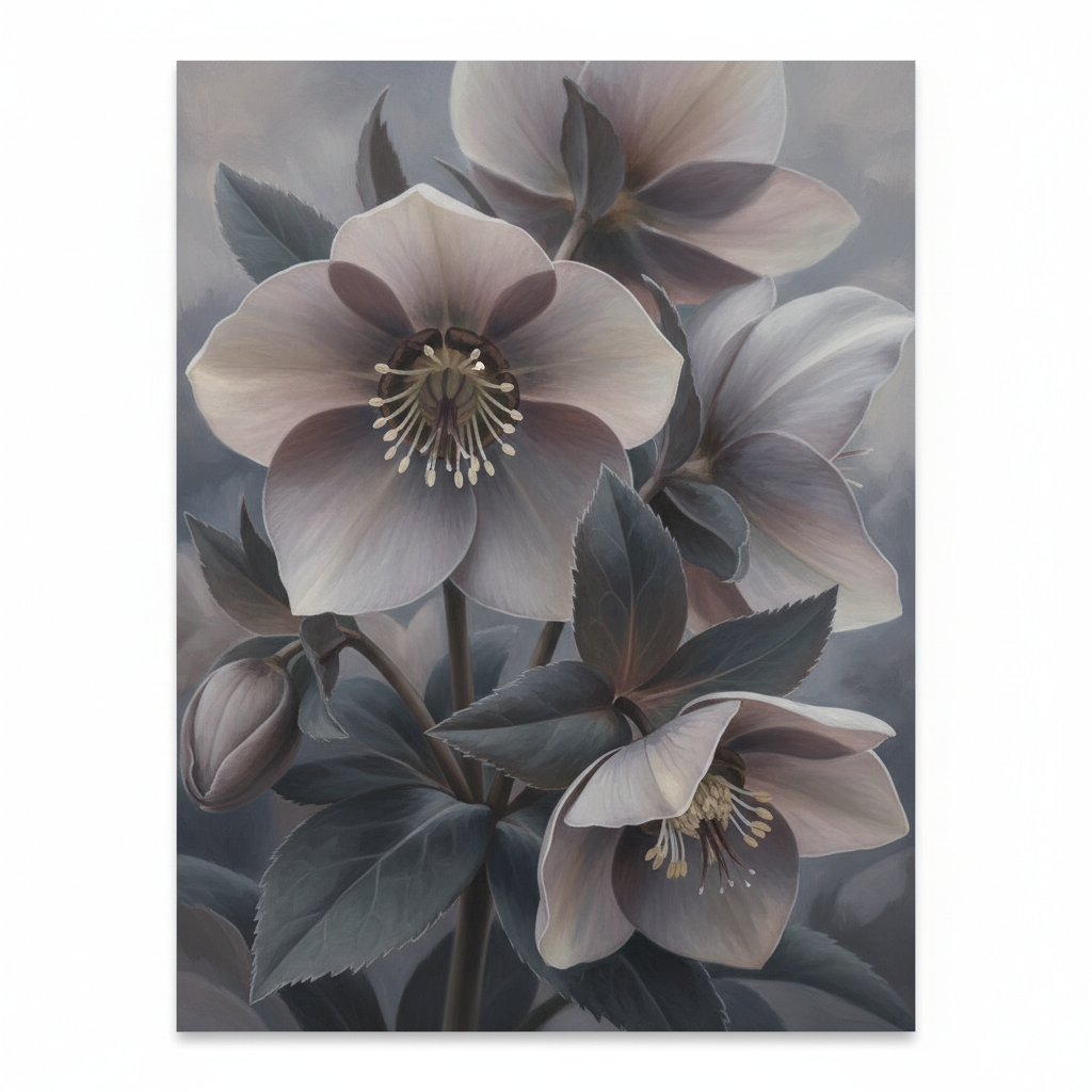 Hellebore's Gentle Embrace