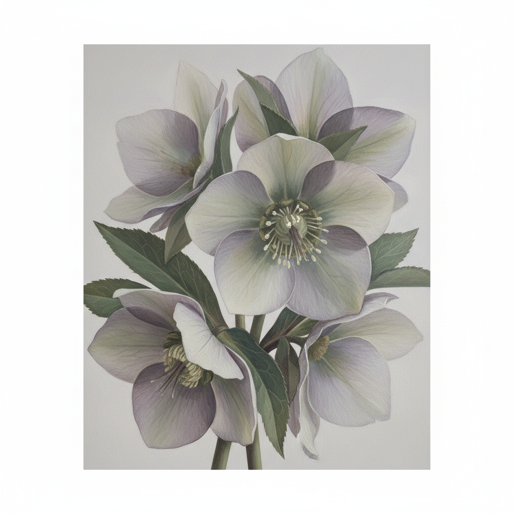 Hellebore's Gentle Embrace