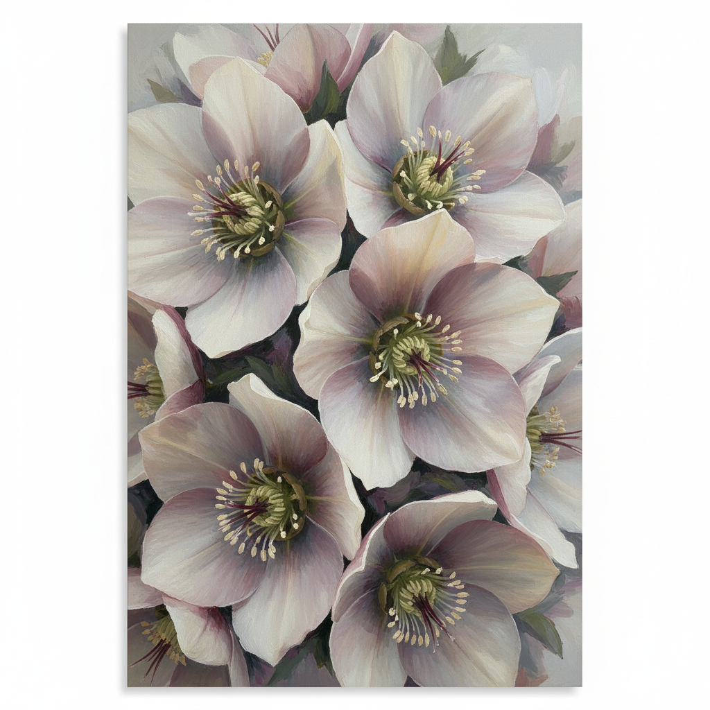Hellebore's Gentle Embrace