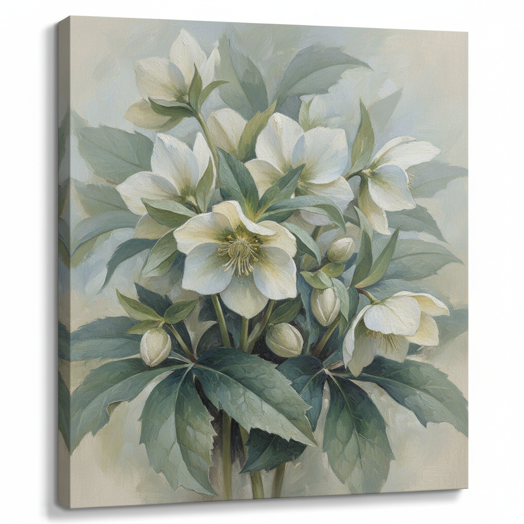 Hellebore's Gentle Embrace