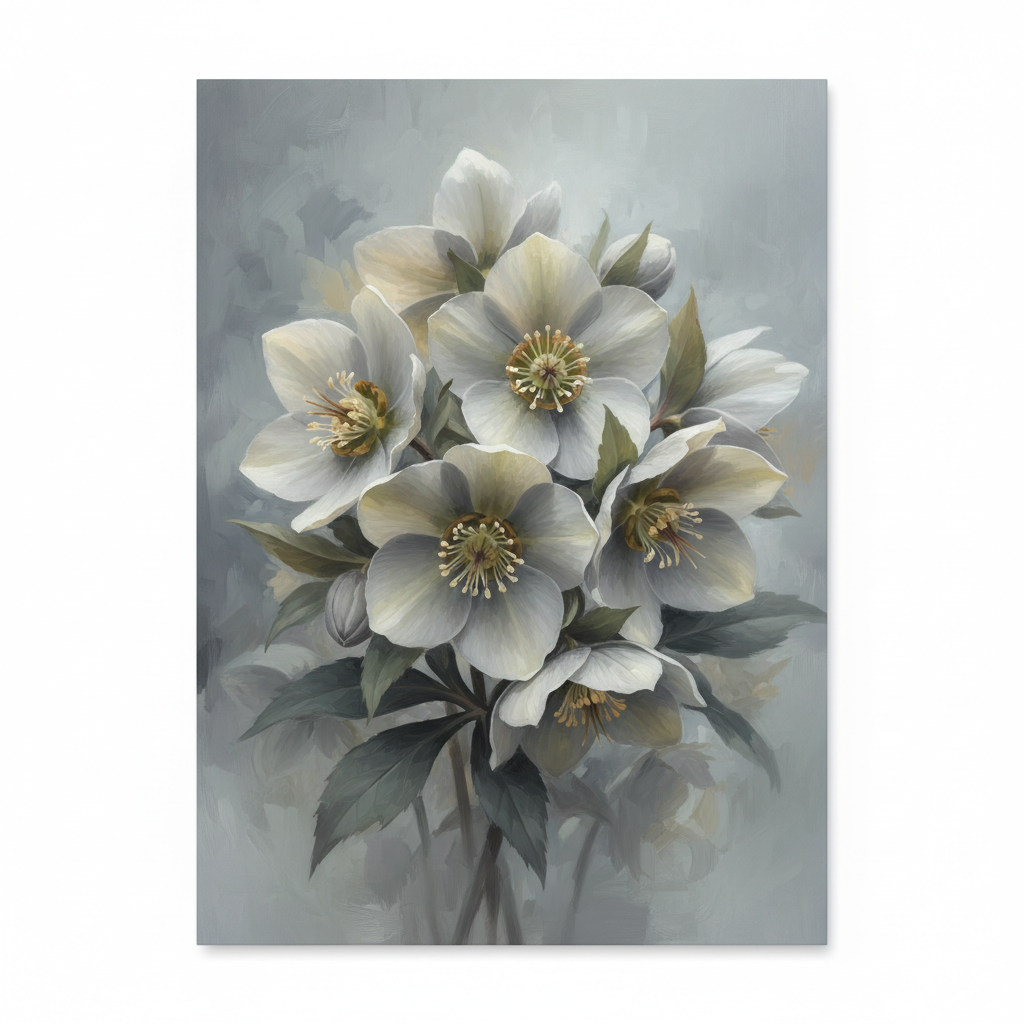 Hellebore's Gentle Embrace