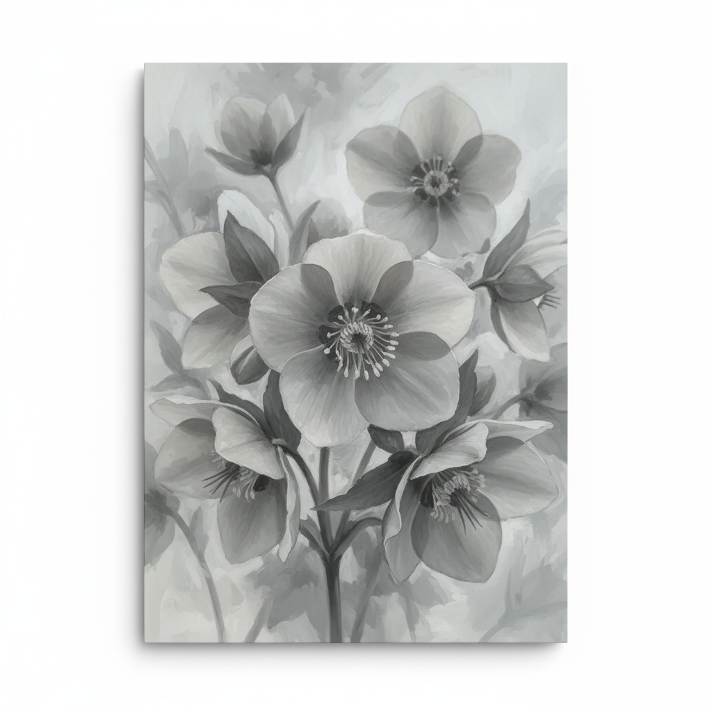 Hellebore's Gentle Embrace