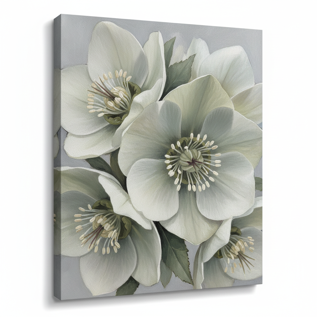 Hellebore's Gentle Embrace
