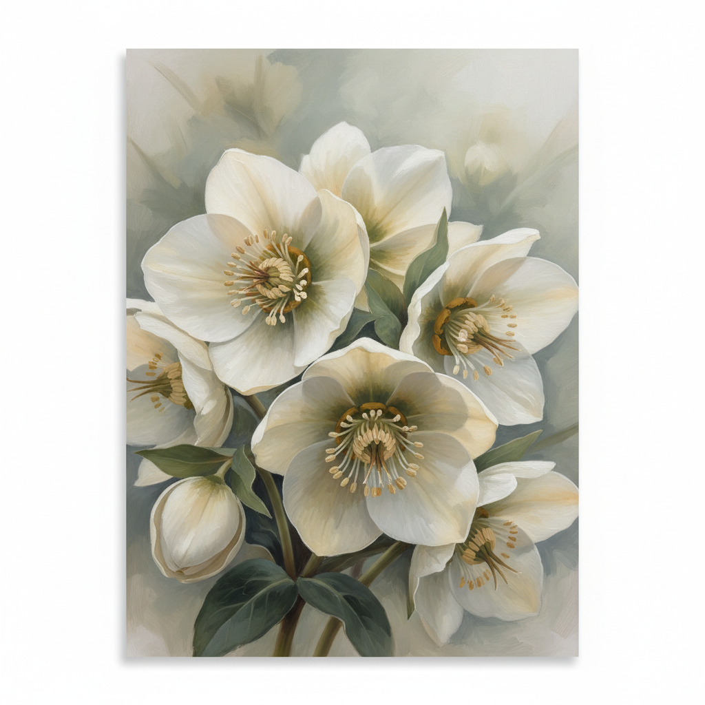 Hellebore's Gentle Embrace