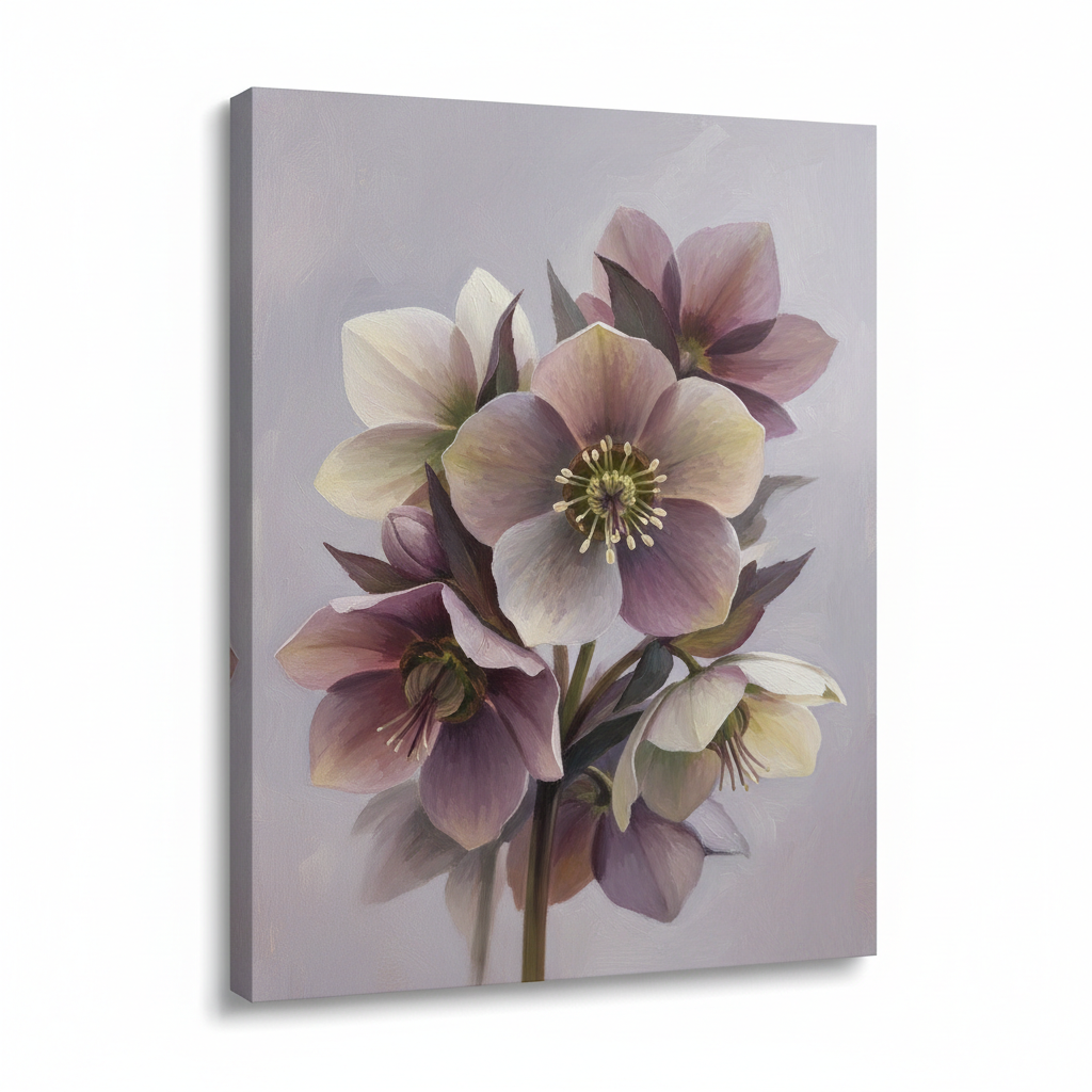 Hellebore's Gentle Embrace