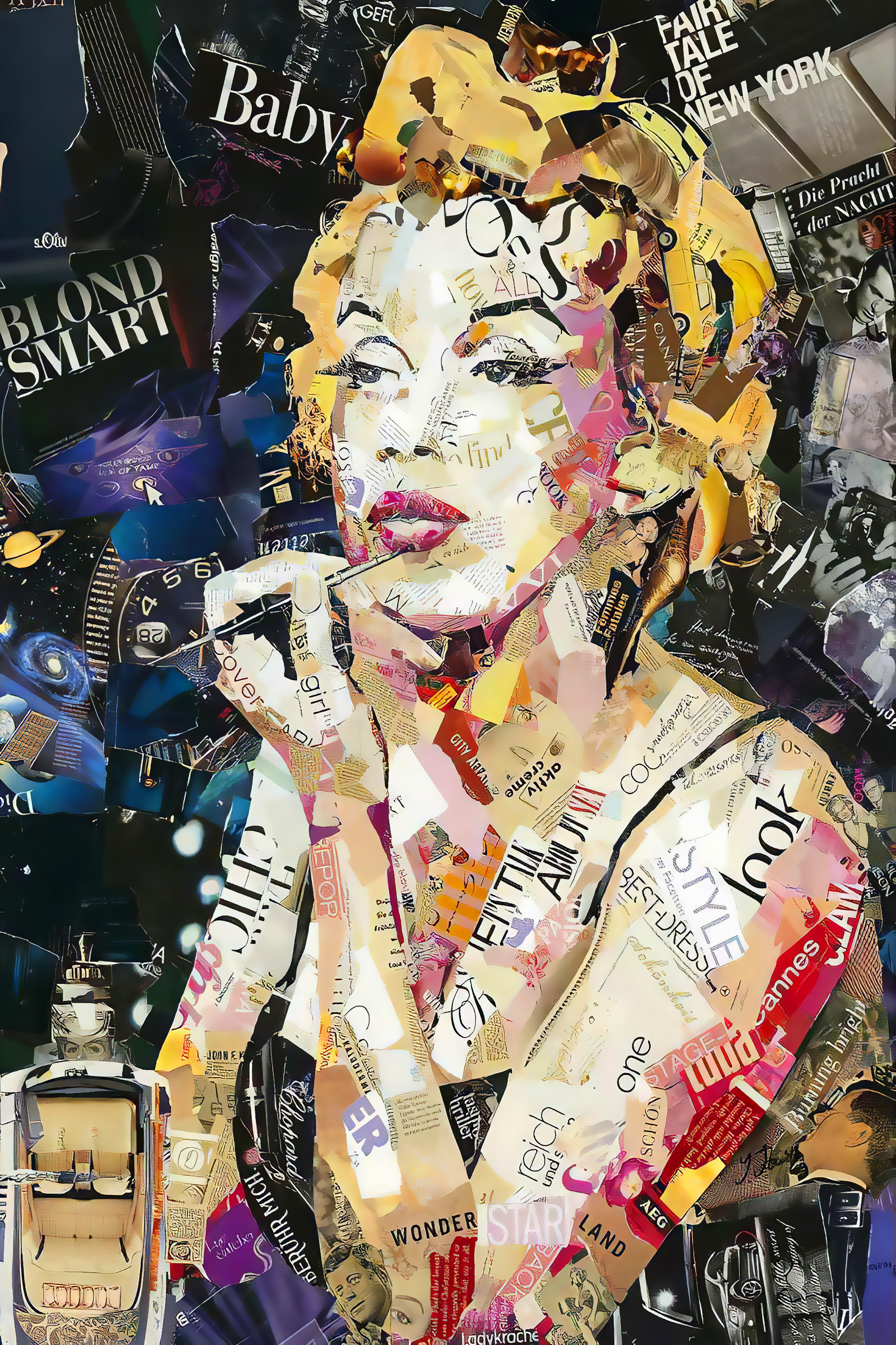 Hollywood Icon Collage