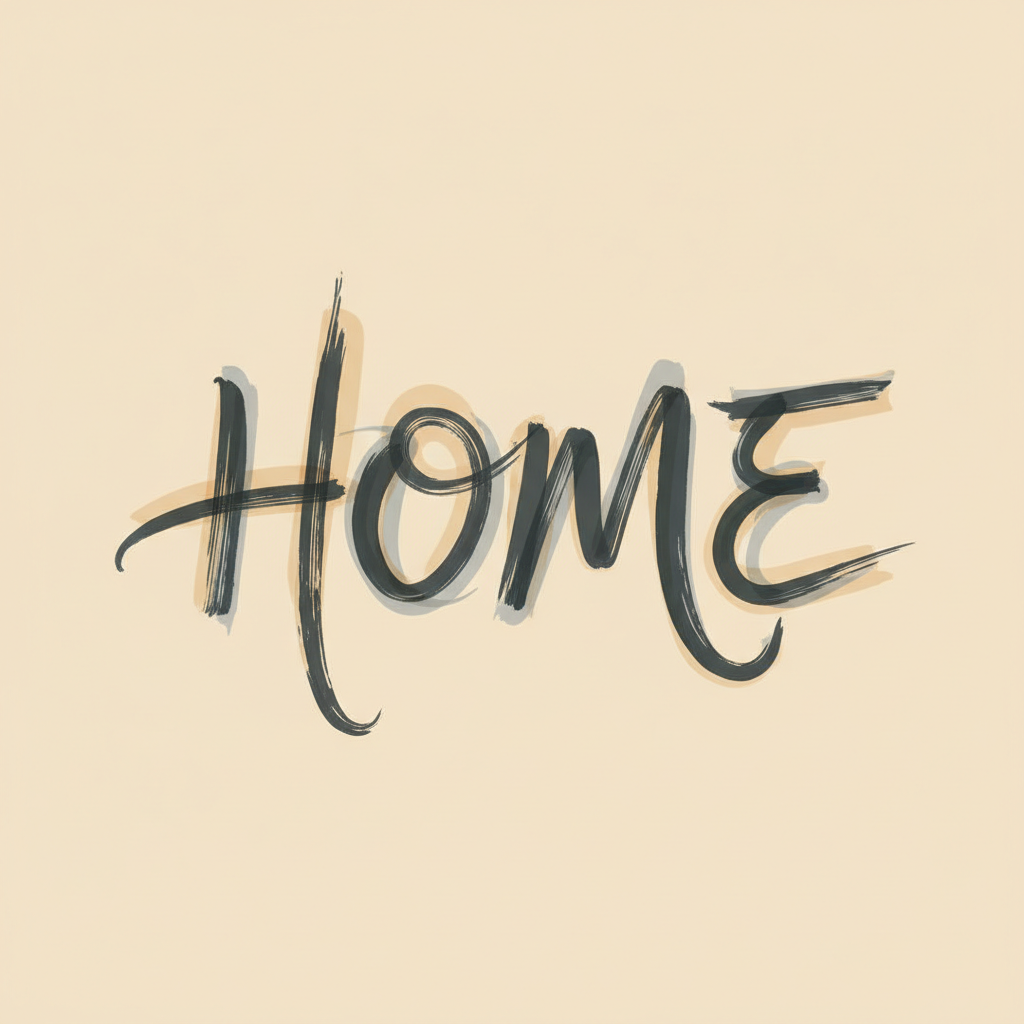Home, Hand Scripted