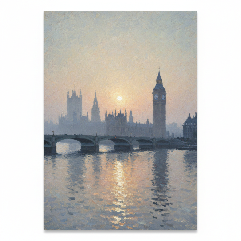 Houses of Parliament, Sunset — Claude Monet