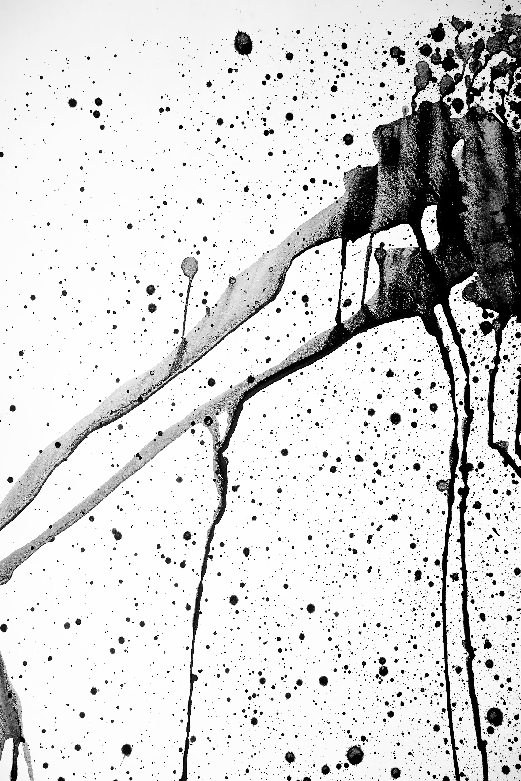 Ink Drip Abstract