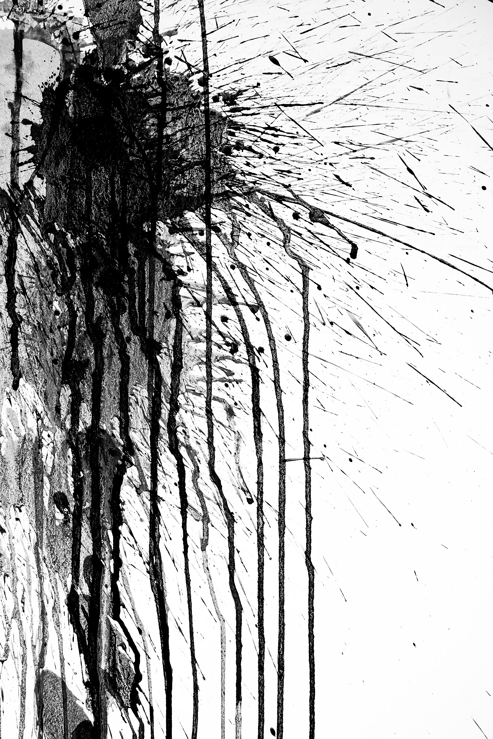 Ink Splatter Cascade
