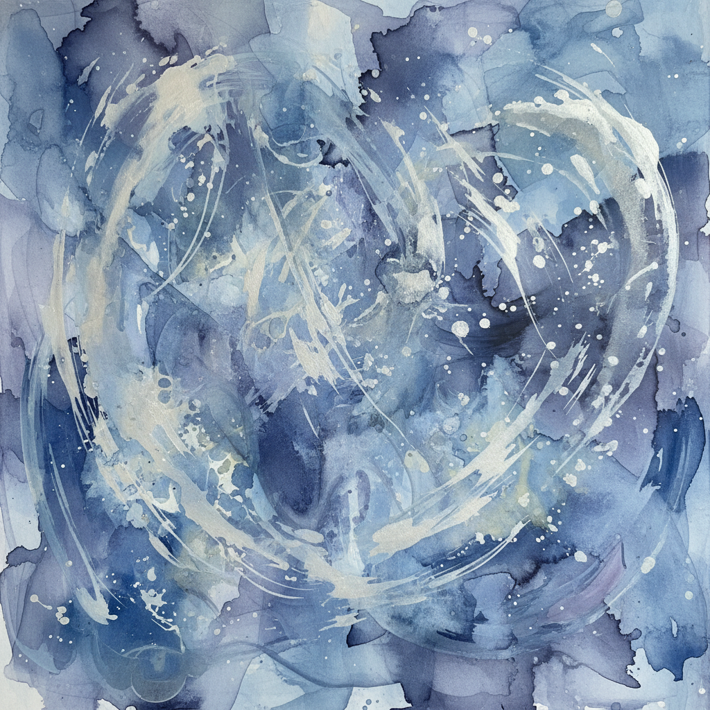 Ink Wash Cascade
