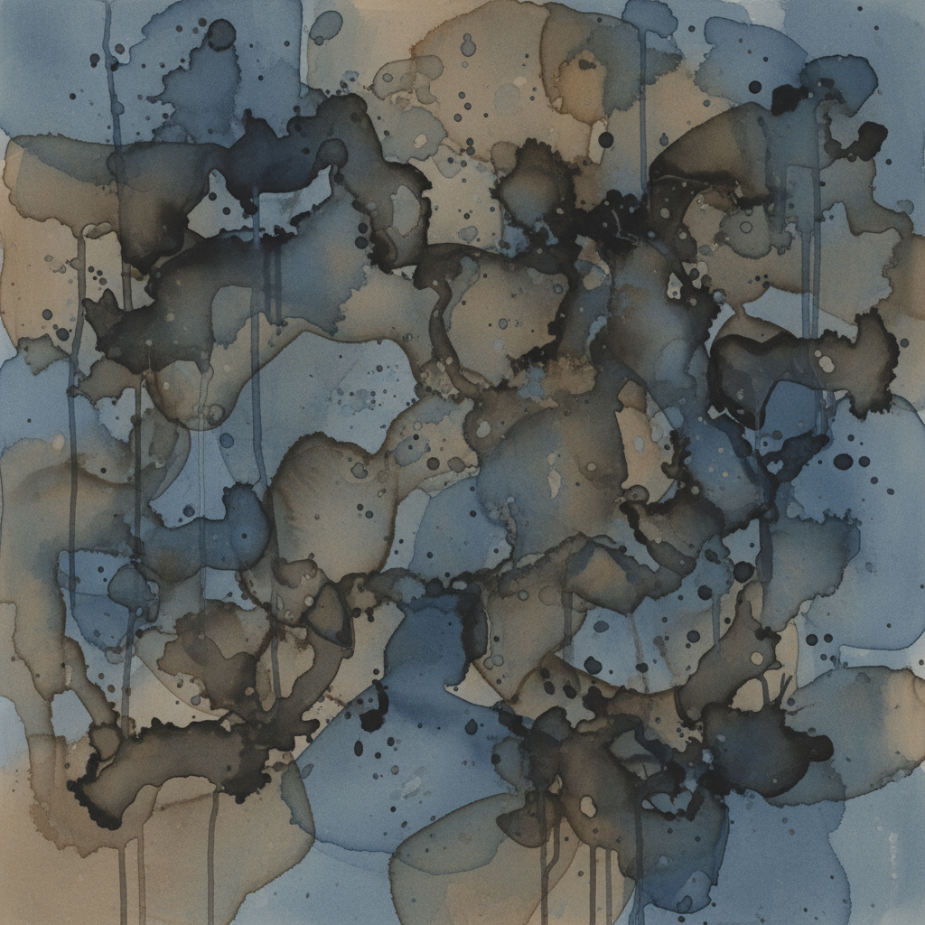 Ink Wash Cascade