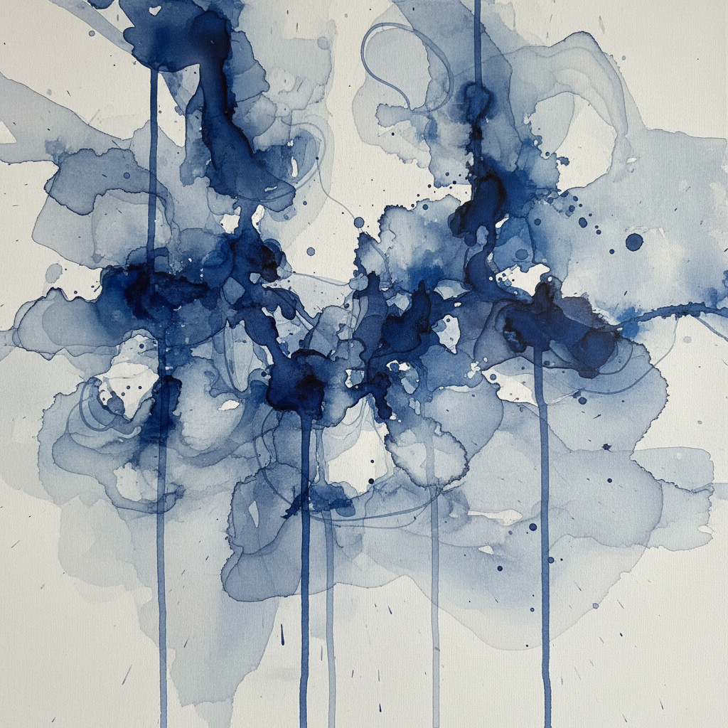 Ink Wash Cascade